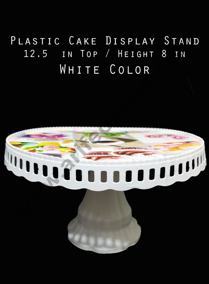 Plastic cake display stand