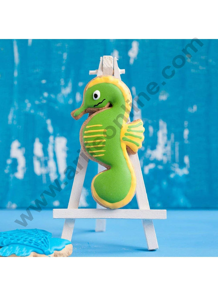 Cake Decor Stainless Steel 6 pcs Shark Starfish Turtle Fish Seahorse Seashell Cookie Cutter Fondant Biscuit Cake Fruit Cutter