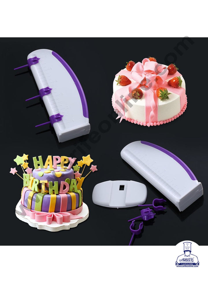 Cake Decor 1 Piece Cake Ruler Marker Leveler Cake Edge Side Decorating Tools