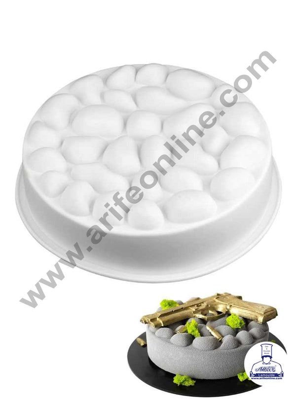 Cake Decor 3D Round Bubble Stone Shape Cake Molds Entremet Cake Mould Mousse Mold