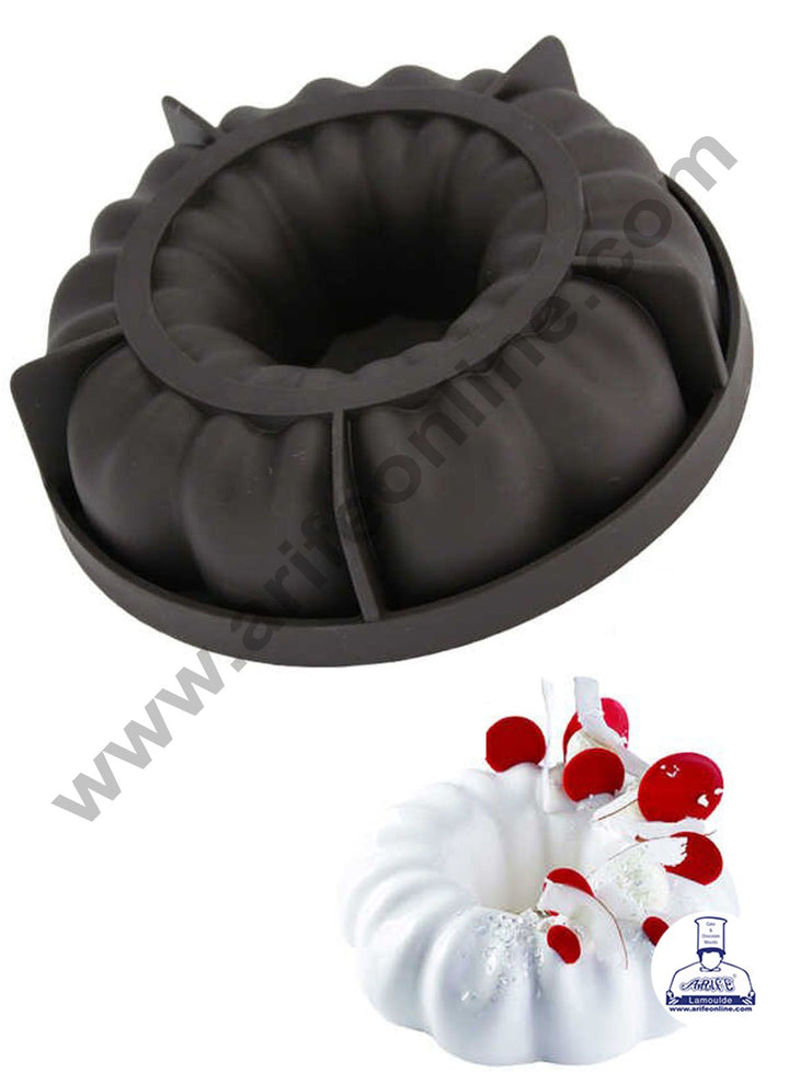 Cake Decor 3D Round Queen Shape Cake Molds Entremet Cake Mould Mousse Mold