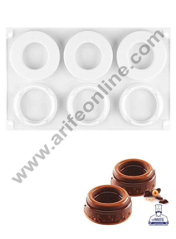 Cake Decor 3D Round Shape Garnishing Muffin Mould Entremet Cake Mould Mousse Mold