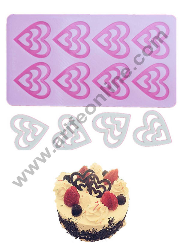 Heart Shape Garnishing Mould