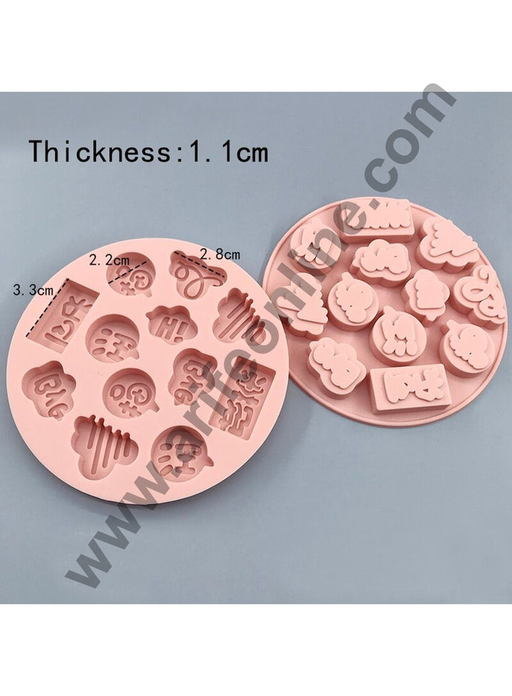 Chocolate Mold Diamond Silicon  Silicone Cupcake Decorations