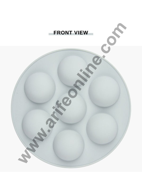 Cake Decor 7 Cavity Chocolate Mould Silicone Basket Ball and Foot Ball Silicon Jelly Candy Mould