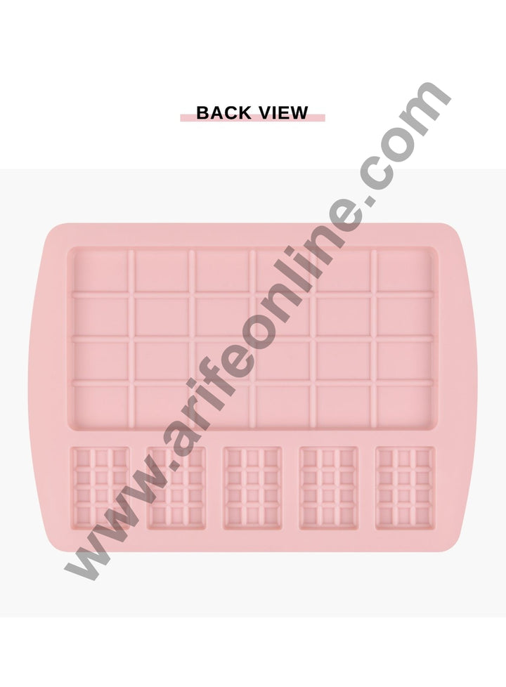 Cake Decor 6 Cavity Silicone Chocolate Mould Bar Shape and Mini Chocolate Bar Shape Silicon Jelly Candy Mould