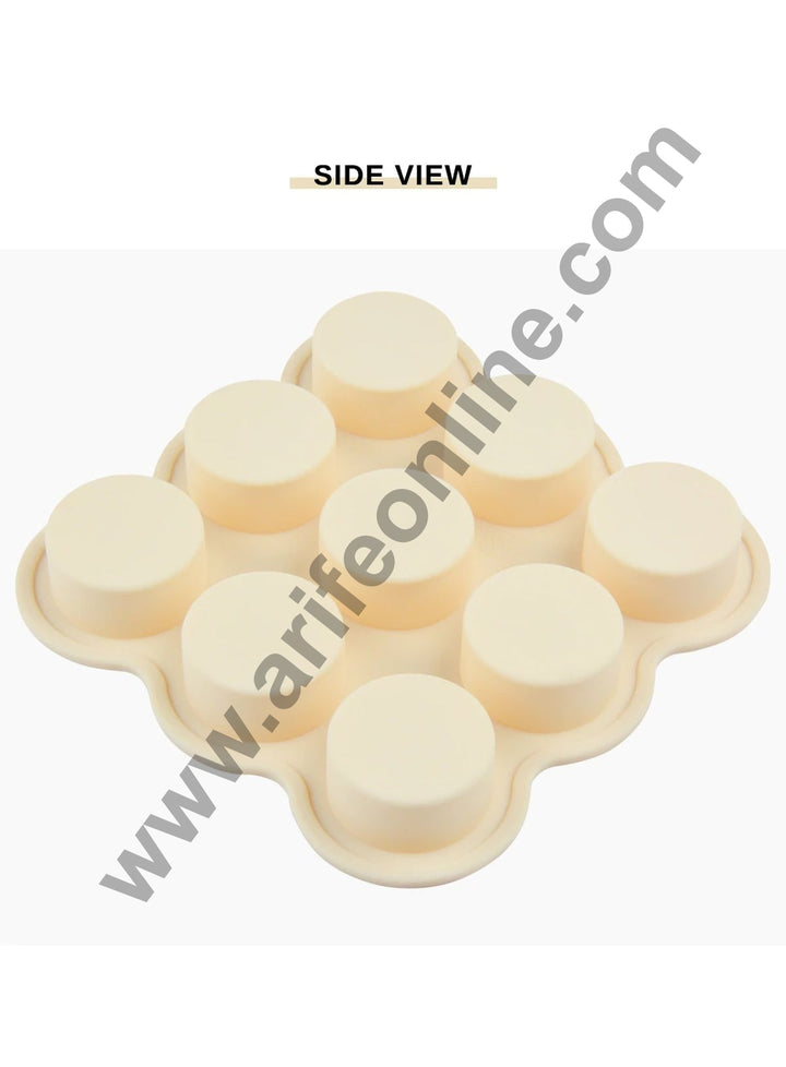 Cake Decor 9 Cavity Silicone Chocolate Mould Round Shape Silicon Jelly Candy Mould