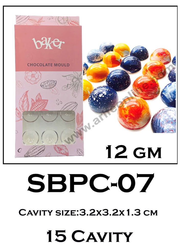 Cake Decor 15 Cavity Polycarbonate Chocolate Mould SBPC-07