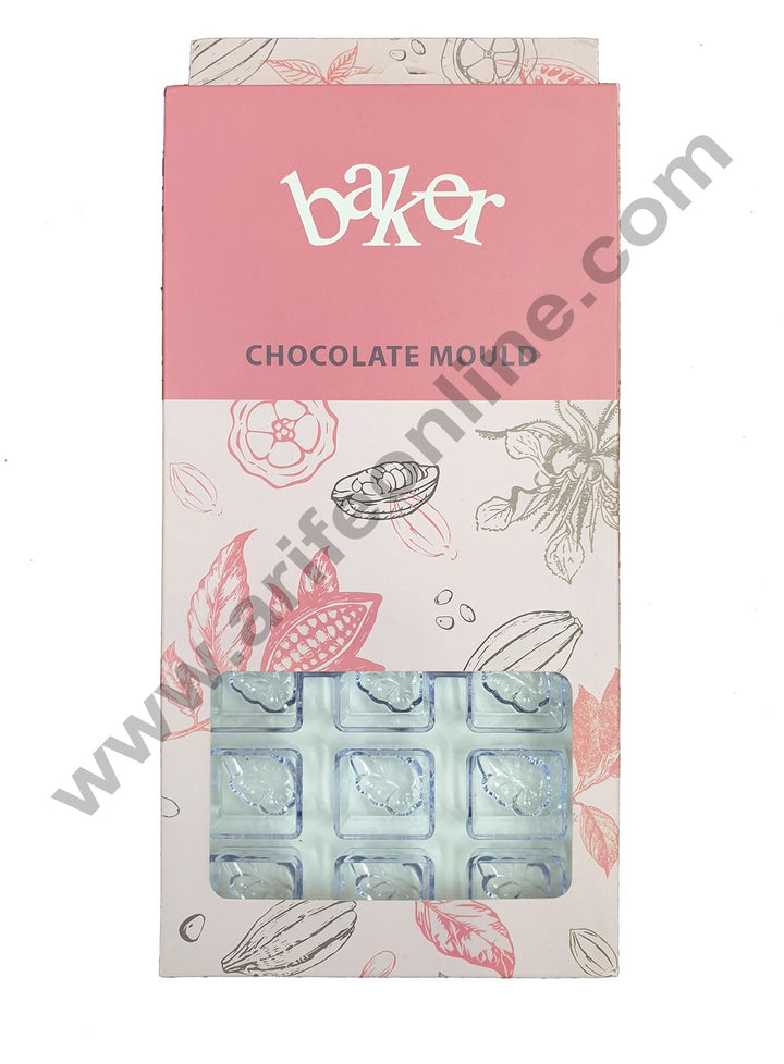 Cake Decor 24 Cavity Small Leaf Shape Polycarbonate Chocolate Mould SBPS-001