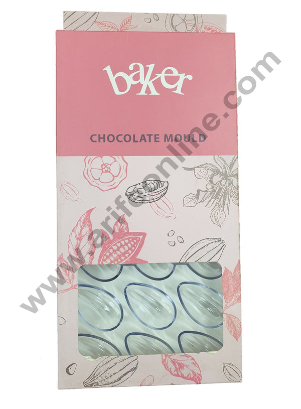 Cake Decor 21 Cavity Cocoa Bean Shape Mould Polycarbonate Chocolate Mould SBPS-010