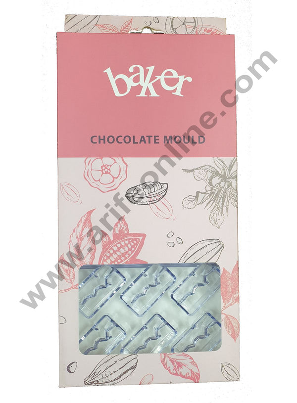 Cake Decor 18 Cavity Polycarbonate Chocolate Mould SBPS-011