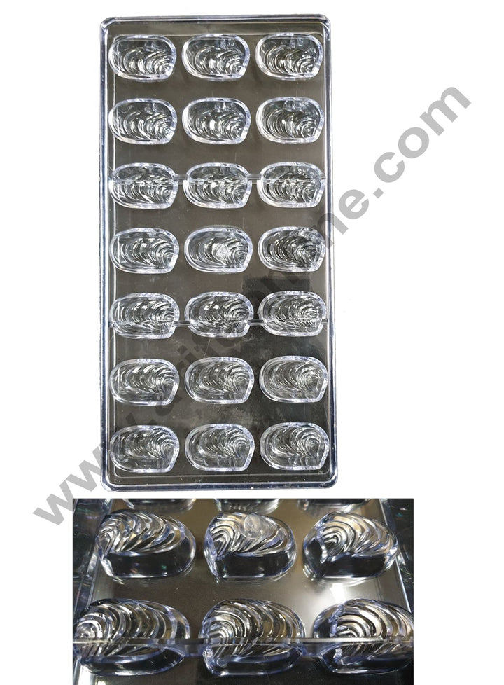 Cake Decor 21 Cavity Polycarbonate Chocolate Mould SBPS-015