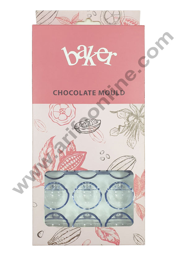 Cake Decor 21 Cavity dot Round Polycarbonate Chocolate Mould SBPS-018