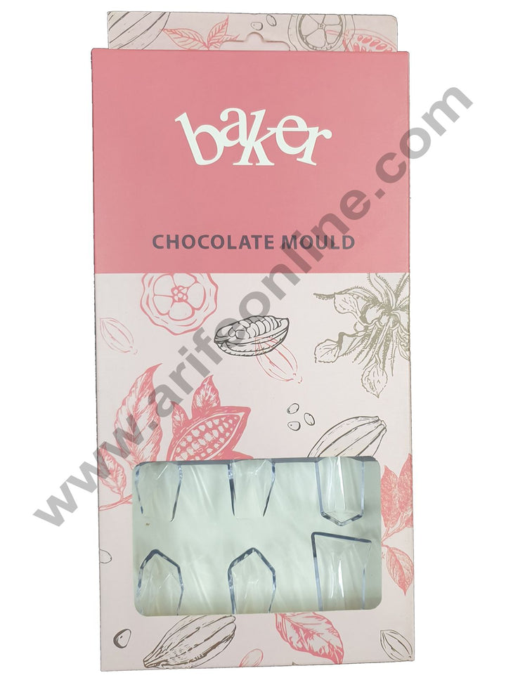 Cake Decor 21 Cavity Stone Shape Polycarbonate Chocolate Mould SBPS-021