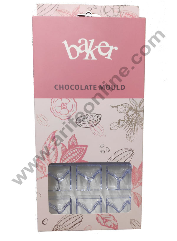 Cake Decor 21 Cavity Polycarbonate Chocolate Mould SBPS-026