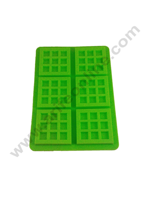 Cake Decor 6 in 1 Silicon Bakeware Waffle Mould Cupcake Moulds Muffin Mould
