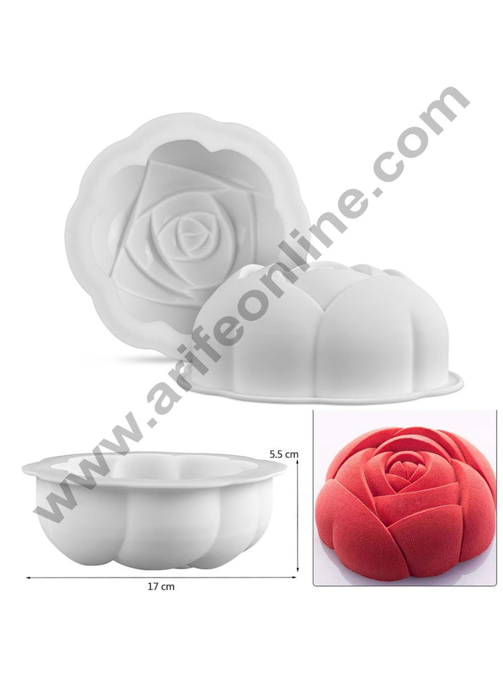 Cake Decor Silicon Rose Cake Mould Mousse Cake Mould Silicon Moulds SBSM-406