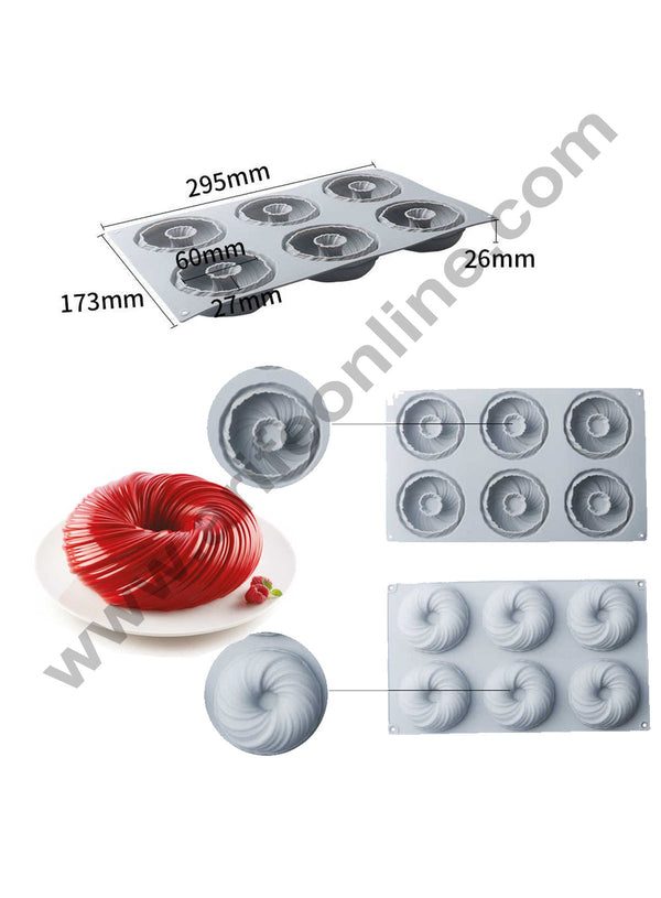 Cake Decor Silicon MINI INTRECCIO Cake Mould Mousse Cake Mould Silicon Moulds SBSM-500