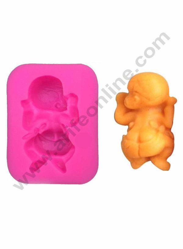 Cake Decor Silicon Small Sleeping Baby Shape Fondant Clay Marzipan Cake Decoration Mould SBSP-728