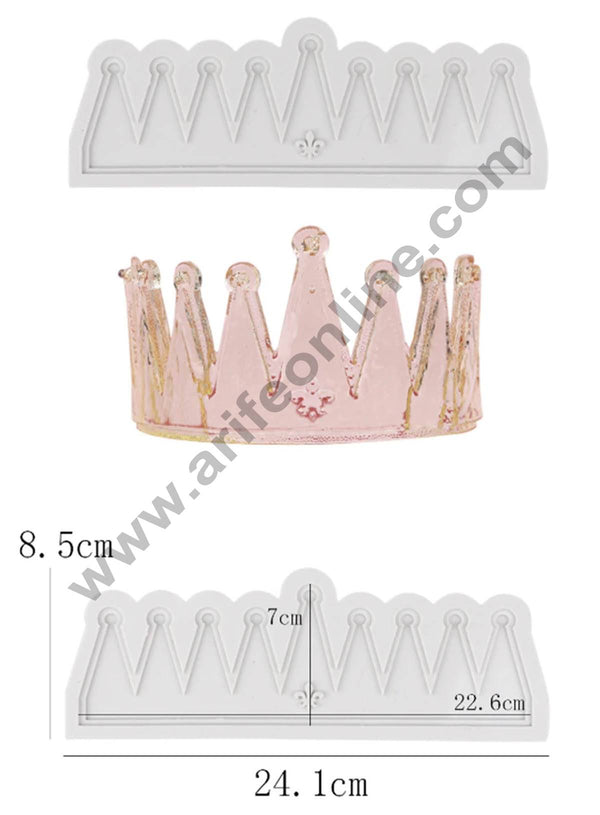 Cake Decor Silicon Crown Shape Fondant Marzipan Mould SBSP-735