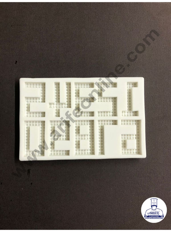 Cake Decor Silicone 10 Cavity Numbers Fondant Marzipan Mould