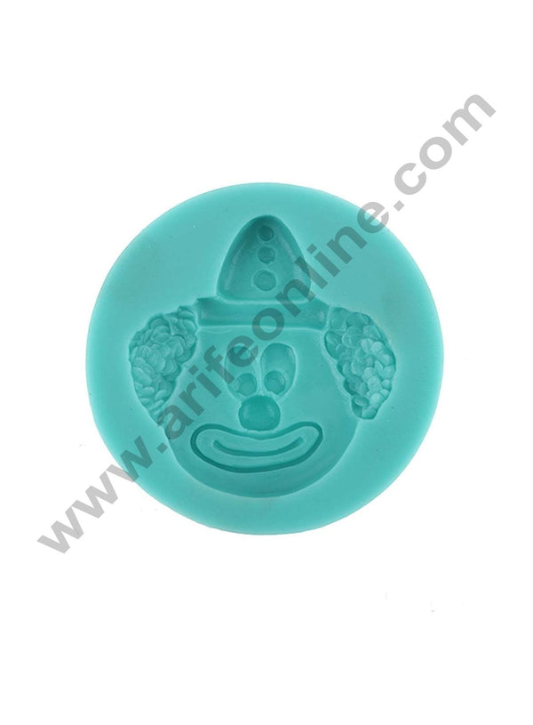 Cake Decor Silicon 1 Cavity Clown Face Silicone Fondant Mould Marzipan Mould