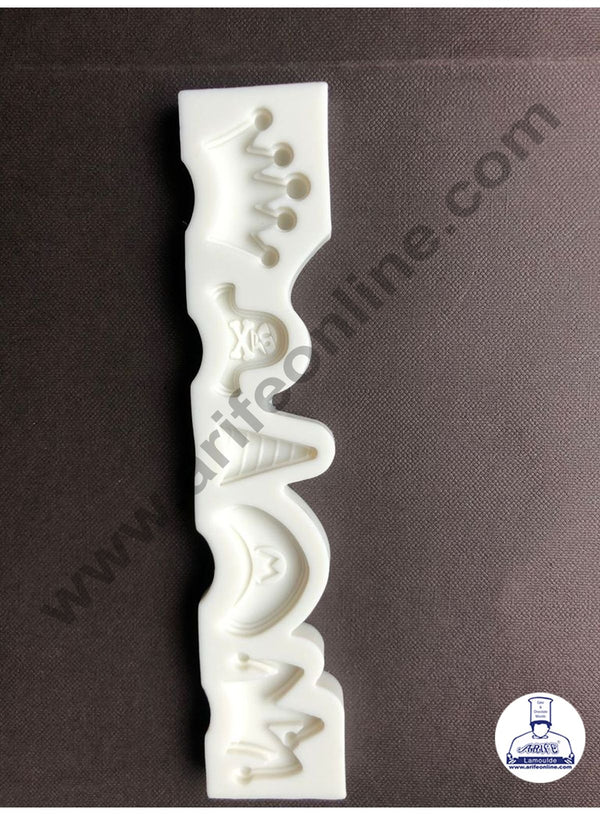 Cake Decor Silicone 5 Cavity Crown Birthday Party Cap Fondant Marzipan Mould