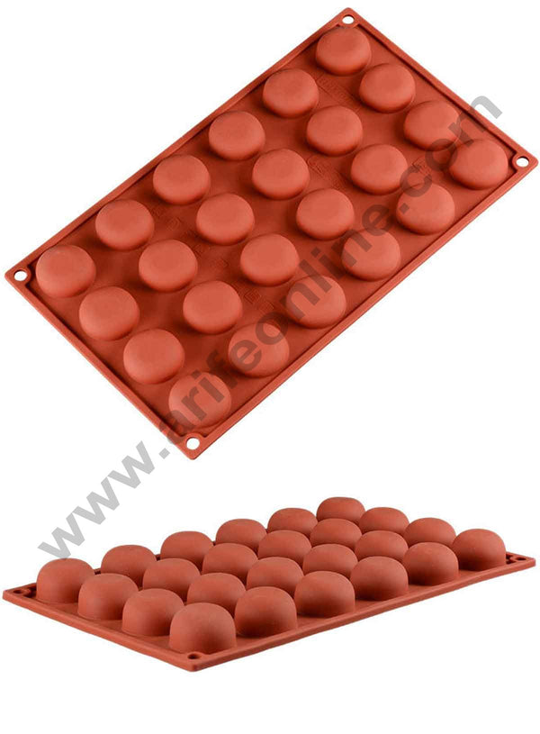 Silicon 24 Cavity Coin Shape Muffin Cupcake Mould