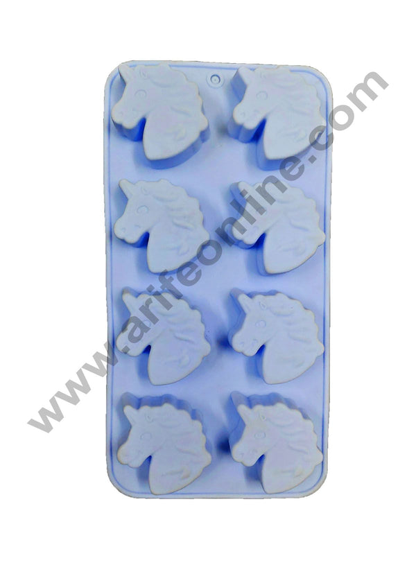 Cake Decor 8 Cavity House Face Shape Silicone Chocolate Mould