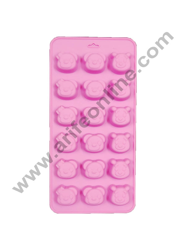 Cake Decor 18 Teddy Bear Mold Shape Silicone Chocolate Mould
