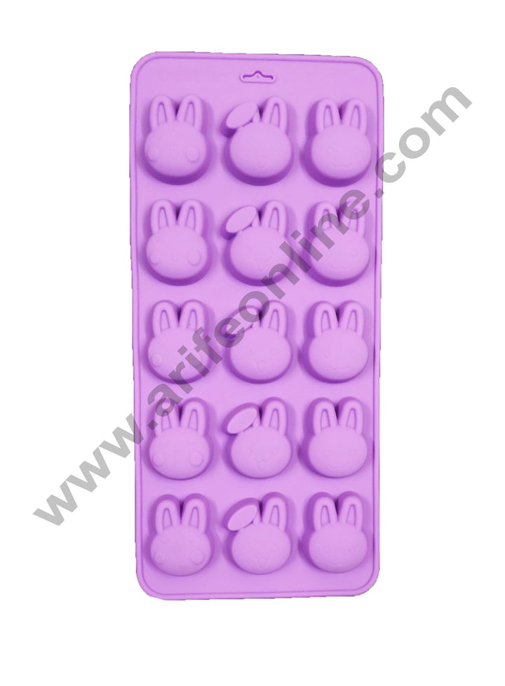 Cake Decor 15 Catoon Face Mold Shape Silicone Chocolate Mould