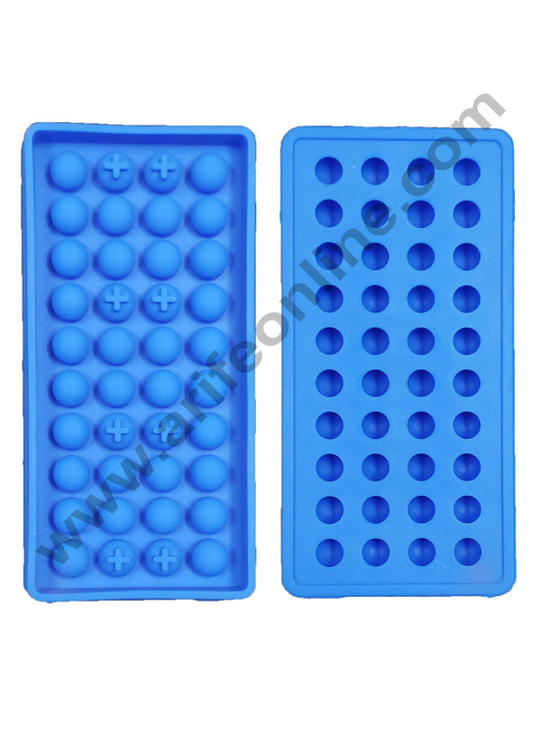 Cake Decor 40 Cavity Ice Cube Shape Mold Silicone Chocolate Mould
