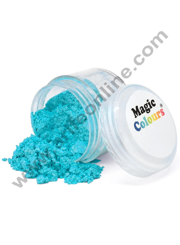 Magic Colours™ Edible Lustre Dust - Turquoise Glamour (8 ml)