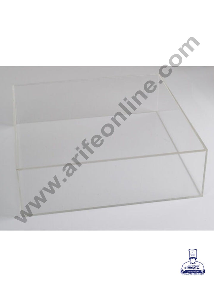CAKE DECOR FILL-A-TIER CLEAR CAKE DISPLAY - SQUARE