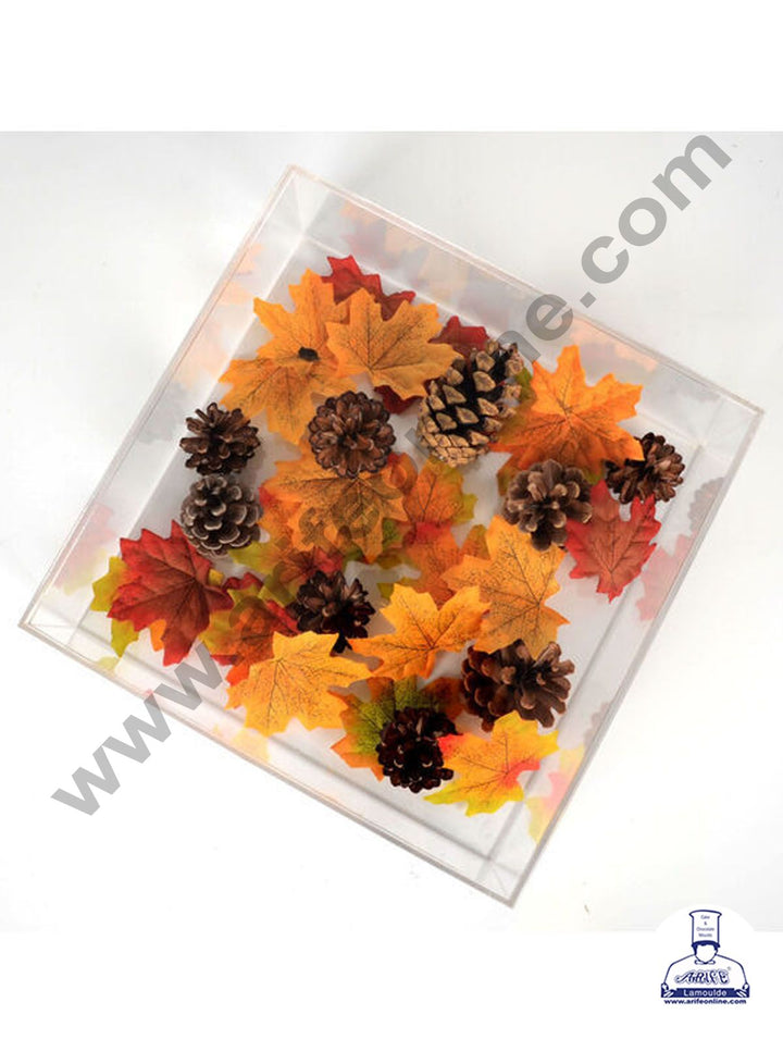 CAKE DECOR FILL-A-TIER CLEAR CAKE DISPLAY - SQUARE