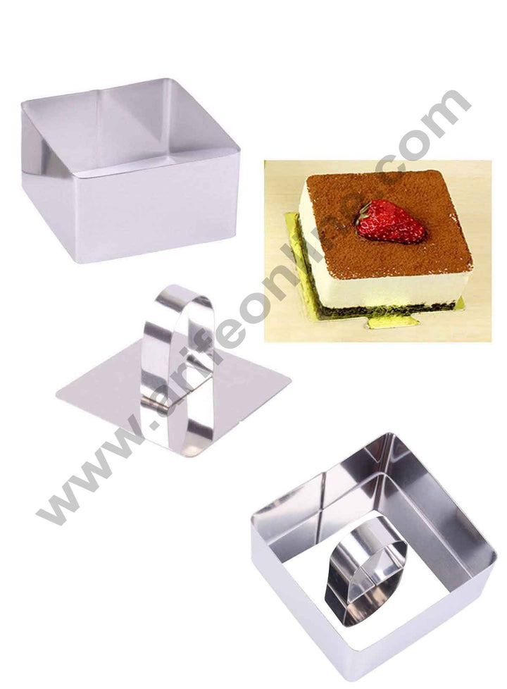 Square Shape Stainless Steel Mousse Mould