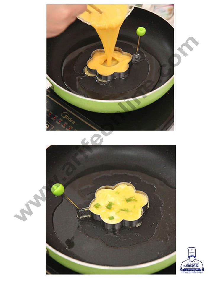 Stainless Steel 5 Types Fried Egg Pancake Shaper Omelette Mold