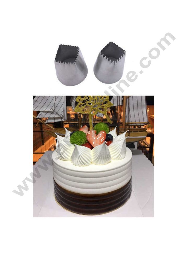 Cake Decor Stainless Steel Large Size Square Nozzle Icing Piping