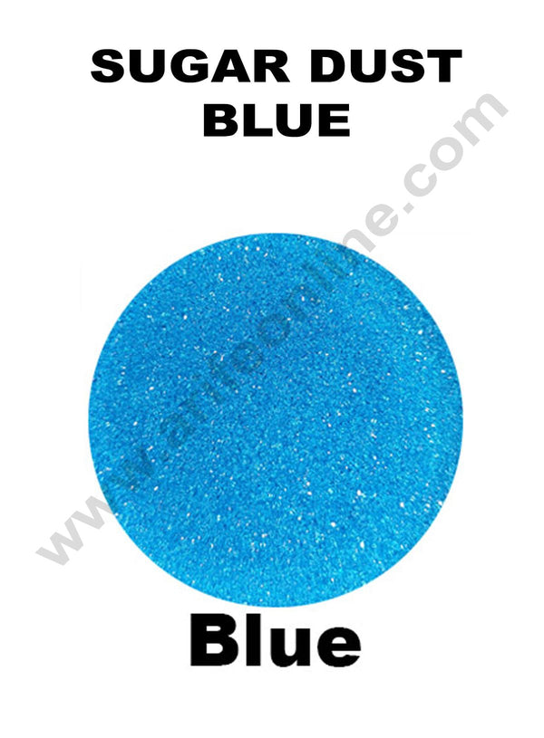 Cake Decor Sugar Dust Sprinklers - Blue