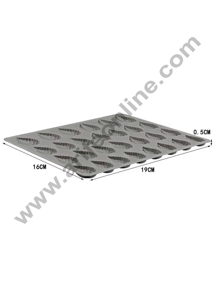 Cake Decor Silicon 28 Cavity Leaf Design Chocolate Mould, Ice Mould, Chocolate Decorating Mould