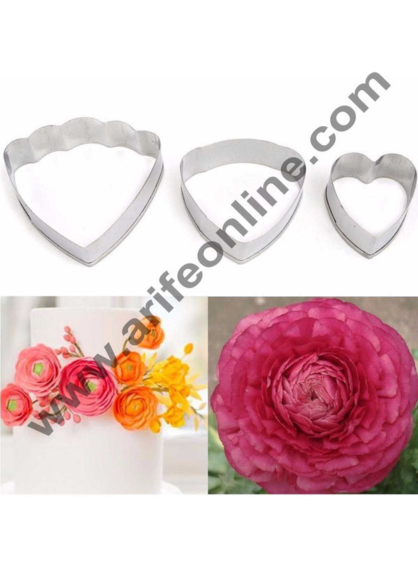 Cake Decor Ranunculus Flower Petal Cutter Set, Fondant,Cake Decorative Accessories, Best fondant cutters, Best fondant icing...