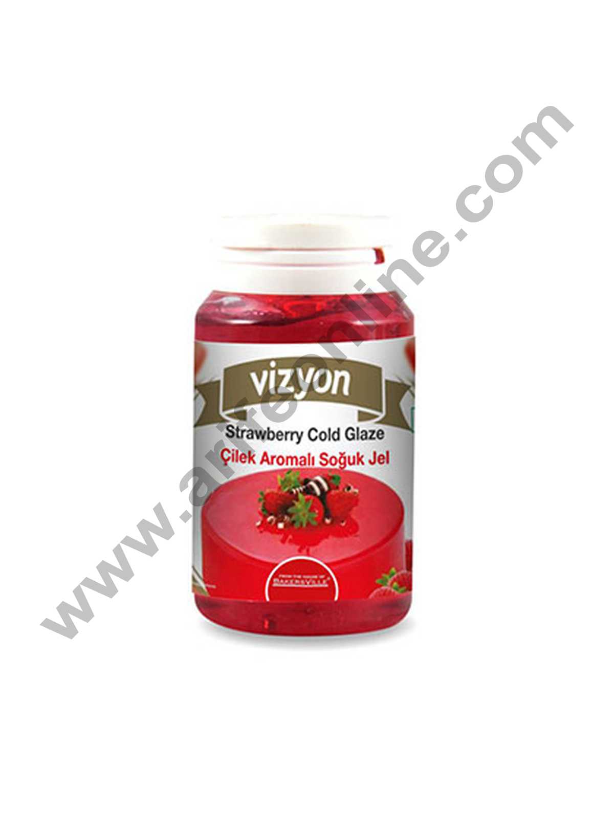 Vizyon strawberry cold glaze 200gm arife online store