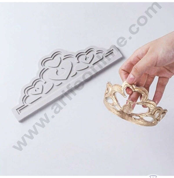 Cake Decor Silicon Princess Crown Shape Fondant Marzipan Mould SBSP-734