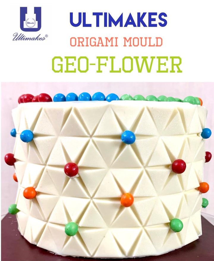 Cake Decor Ultimakes PVC Origami Mould - Geo Flower