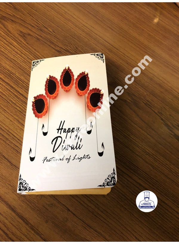 Cake Decor New Happy Diwali Book Shape Chocolate Box (Pack of 10Pcs)