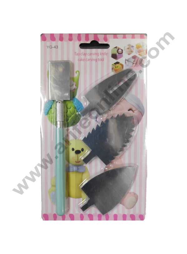 Cake Decor Icing Pallet Carving Knives & Vegetable Carving Tool Set