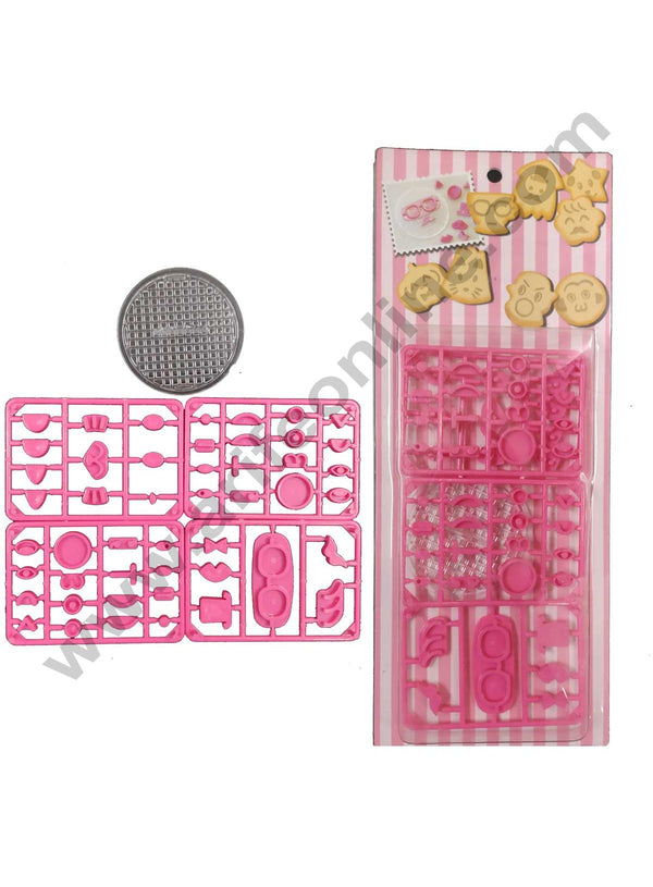 Cake Decor Mix Decorating Element Cutter Set Cookie Cutter Plastic Fondant Cutter Gumpaste Cutter