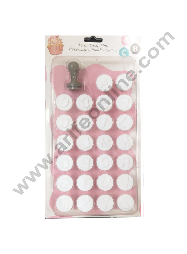 Cake Decor Mini Upper Case Alphabet Letter Stamp Cookie Cutter Fondant Cutters