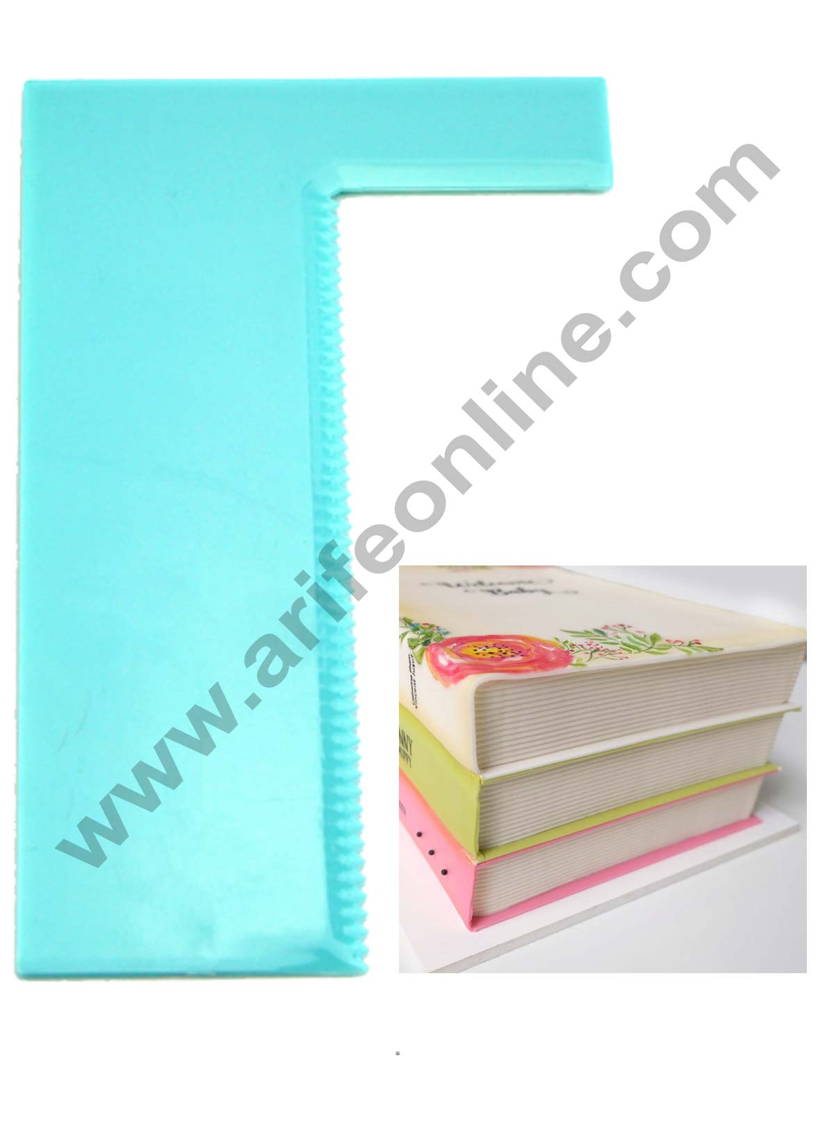 Cake Decor Smoother Polisher Cake Contour Comb Scraper Zig Zag Pattern ...