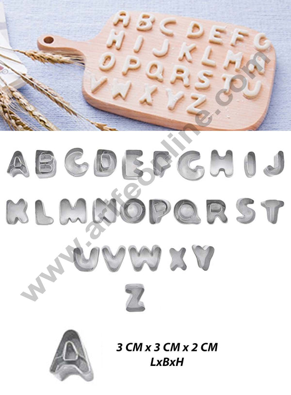 alphabet 26 pc steel cutter